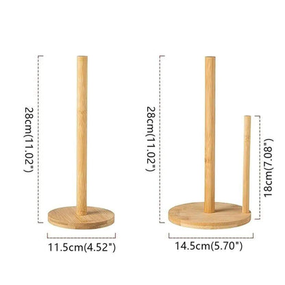 Wooden  kitchen towel holder