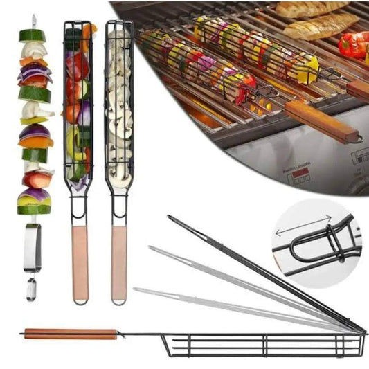 Barbecue wooden handle