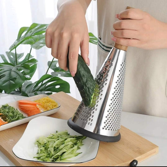 3_Sided manual vegetable shredder/grater