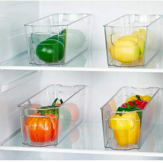 Long acrylic fridge containers