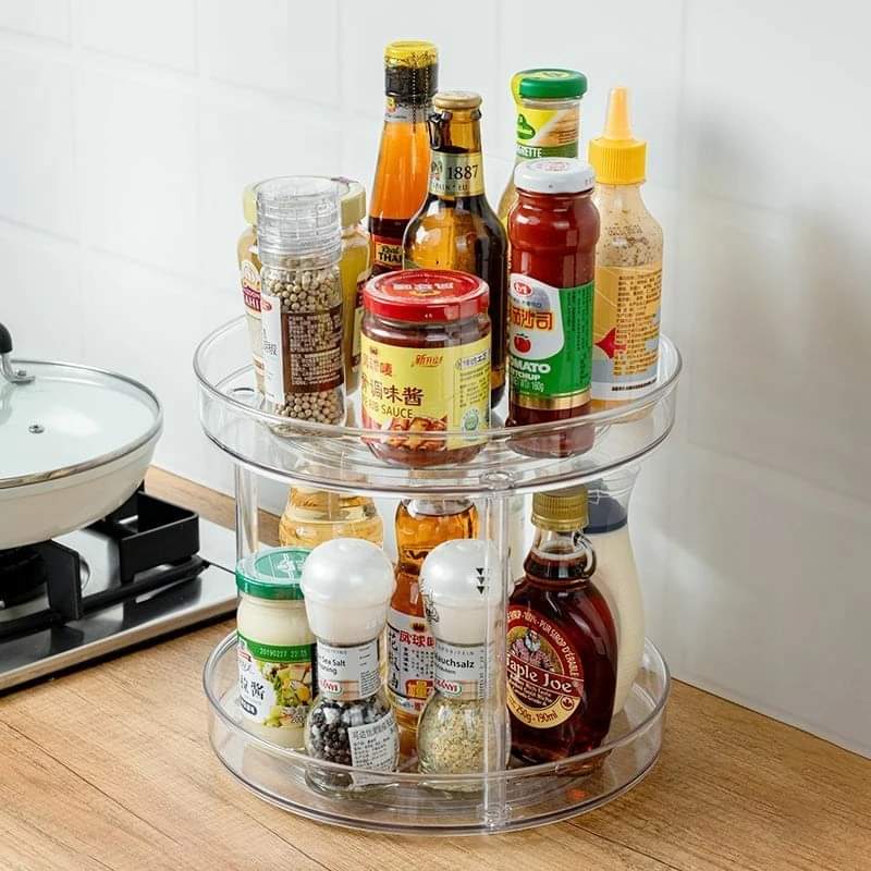 Rotation Cabinet Turntable Organizer