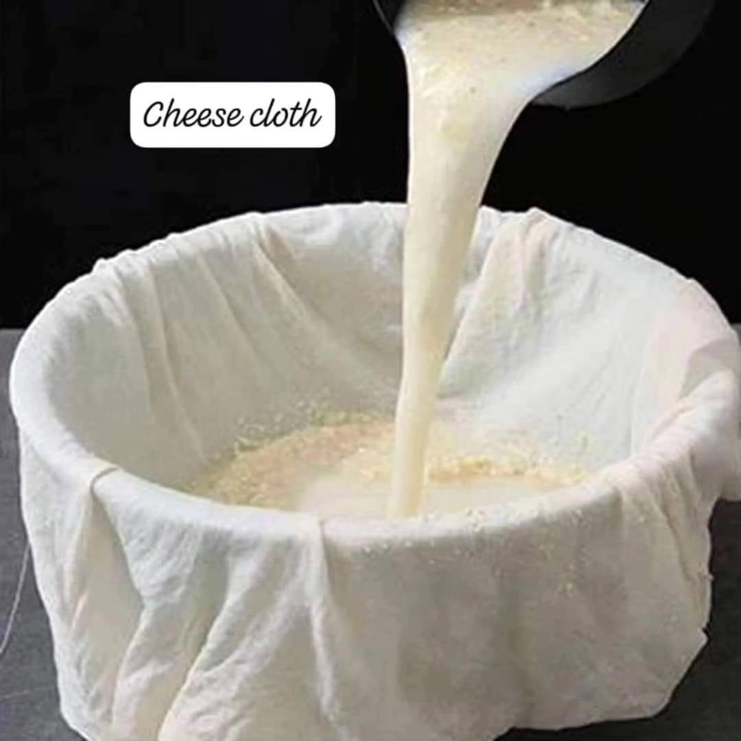 Cheese cloth with drawstring