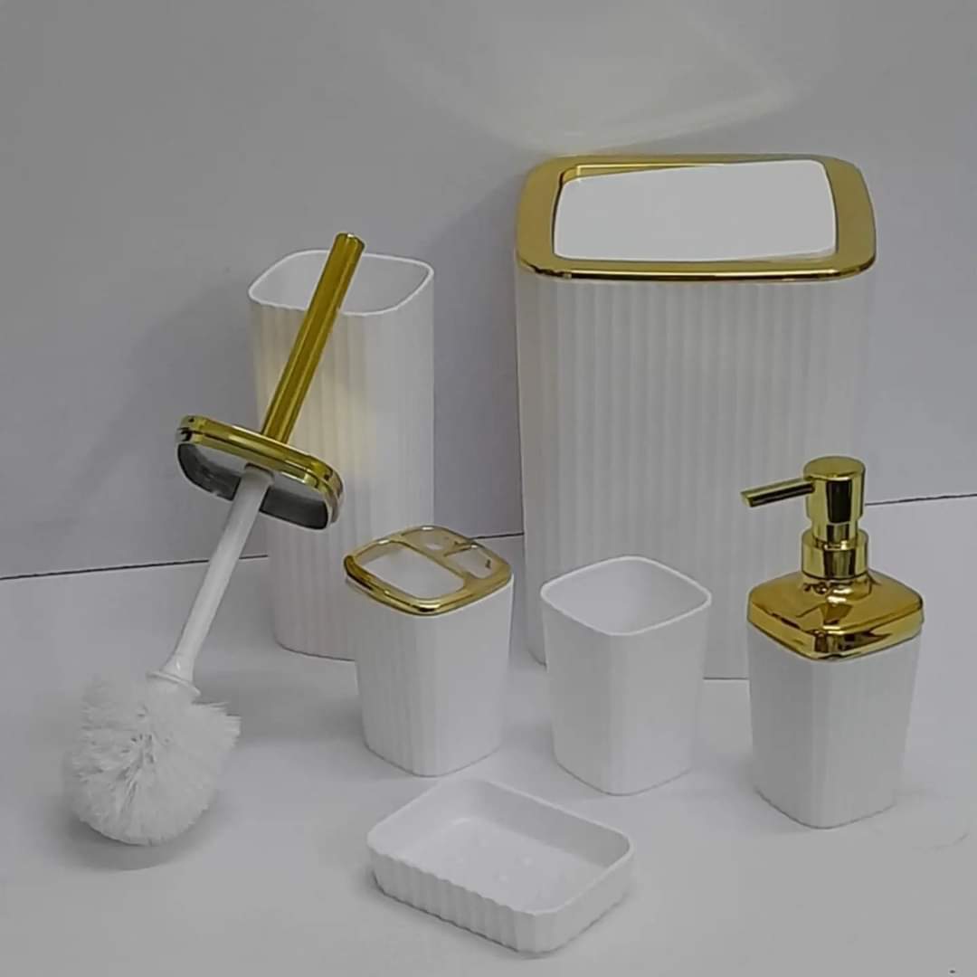 6 in Bathroom Accessories Set