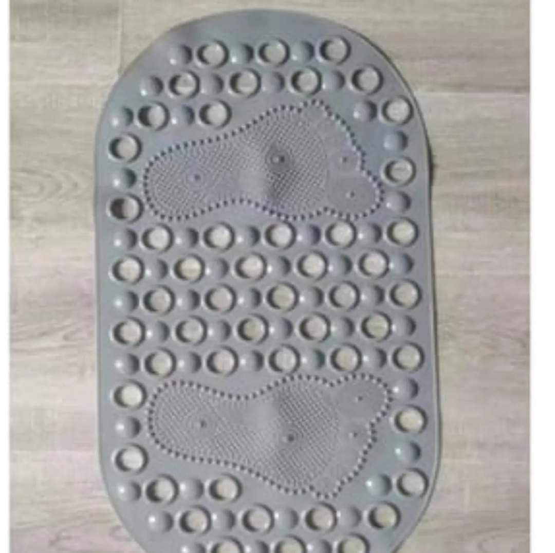 Bathroom antislip mat with footprints