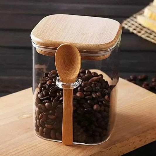 2pcs 500ml Glass storage jar