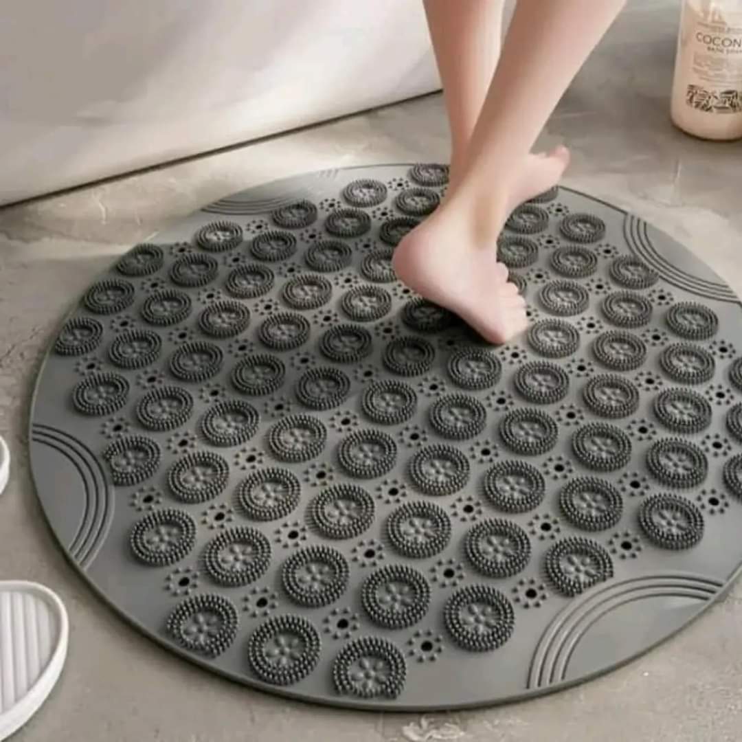 Round antslip bathroom mats