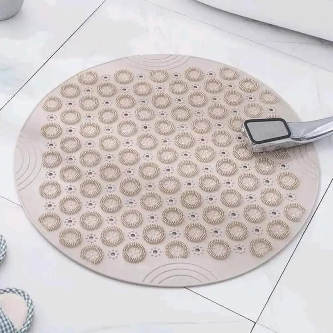 Round antslip bathroom mats