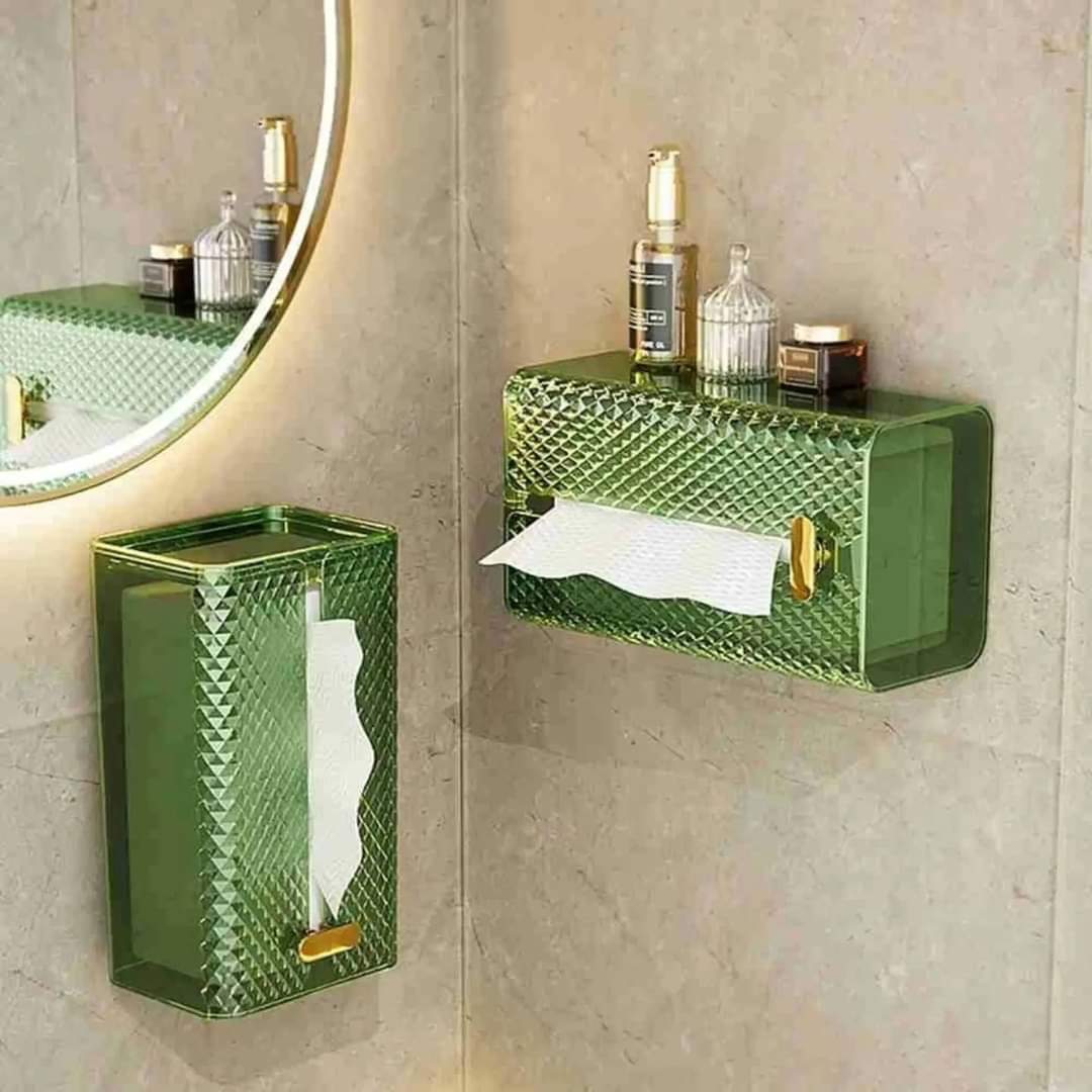 Wall-Mounted Acrylic Tissue Box