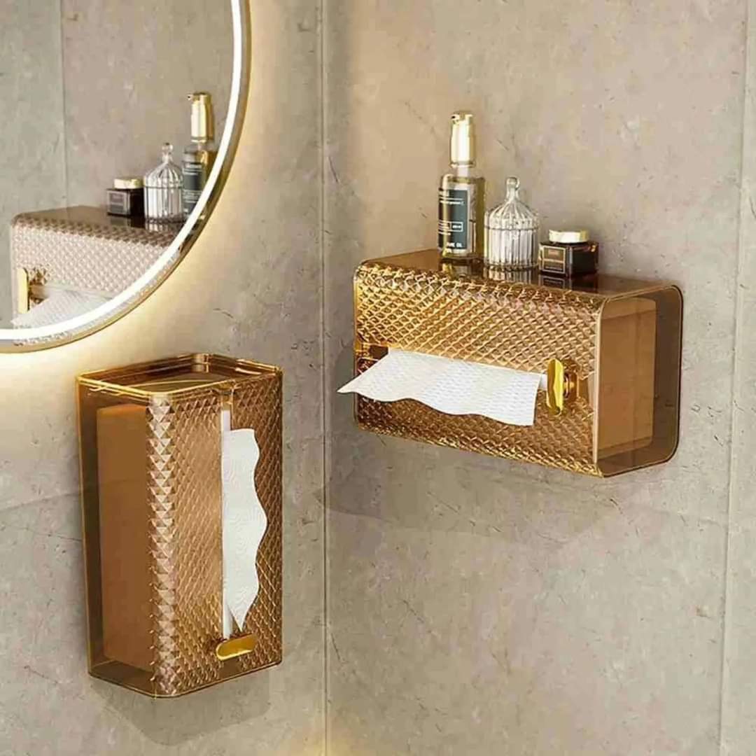 Wall-Mounted Acrylic Tissue Box