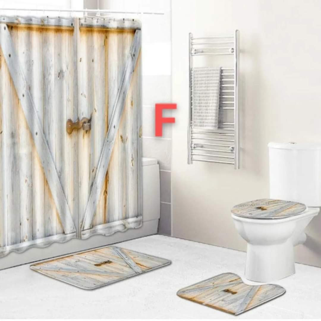 4 Pcs Bathroom set