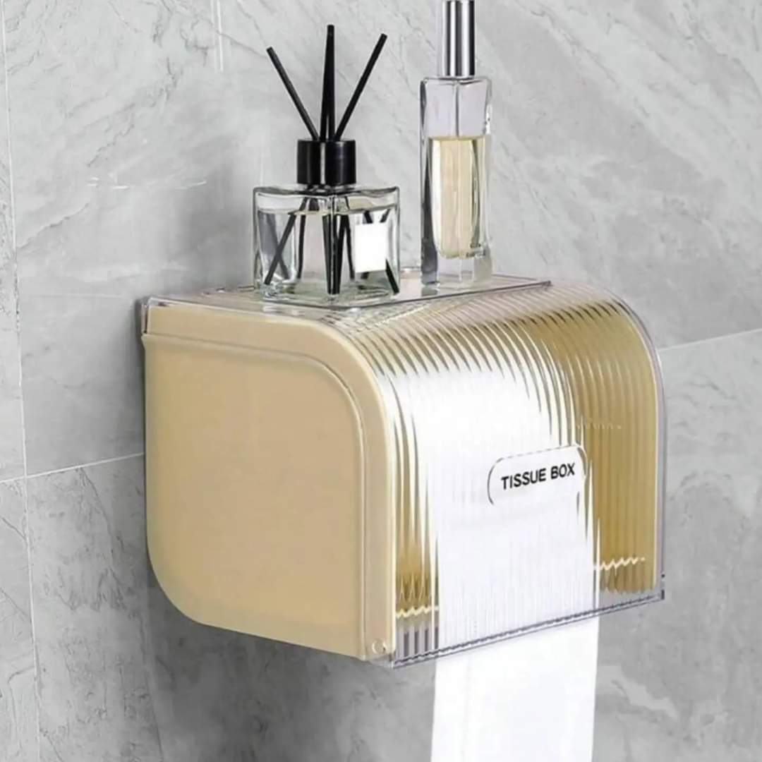 Wall-Mounted Toilet Tissue Box