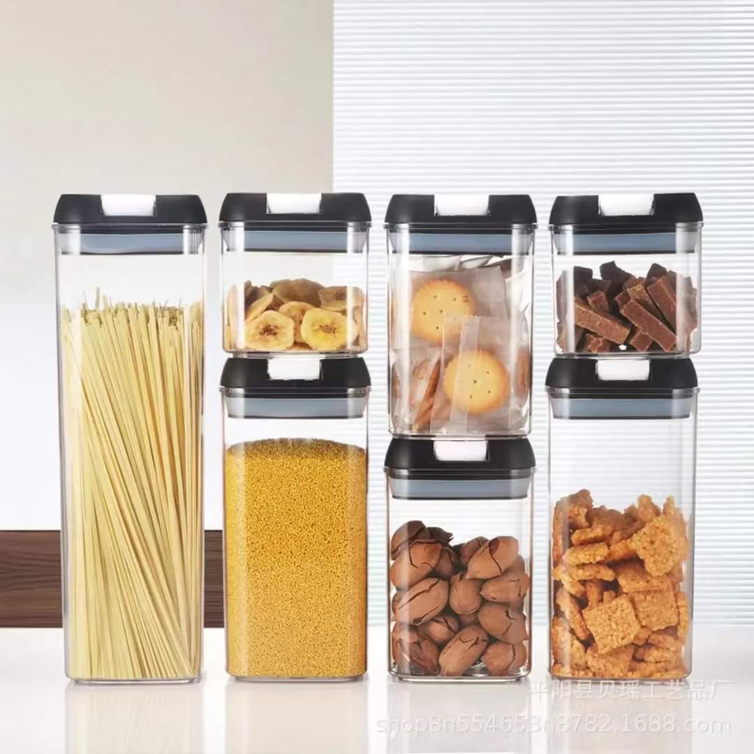 7pcs Acrylic set food containers