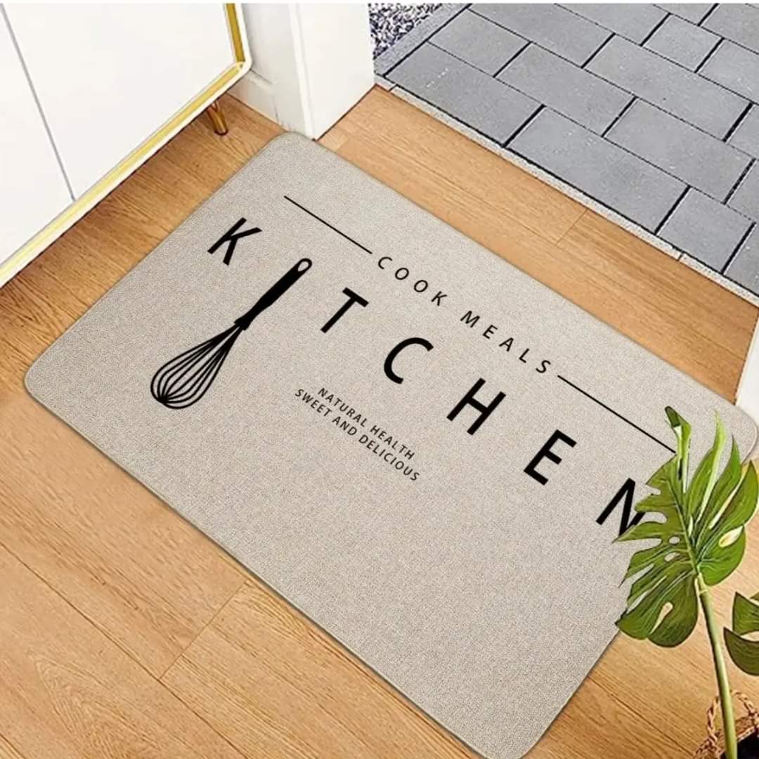 Rubber bottom kitchen Mat