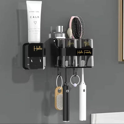 Toothbrush holder /Toothpaste dispenser