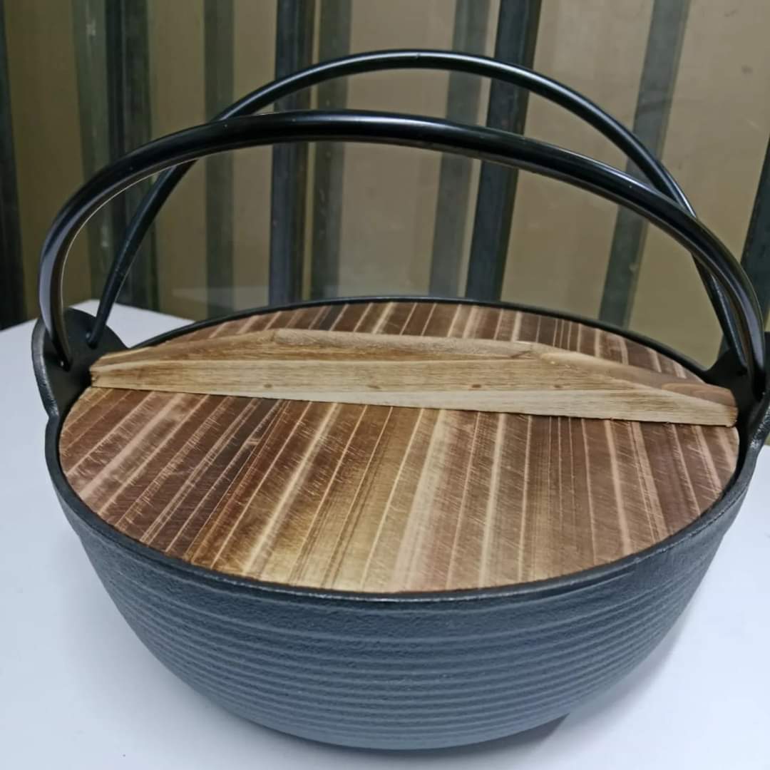 Pure Cast Iron Flat Bottom Wok