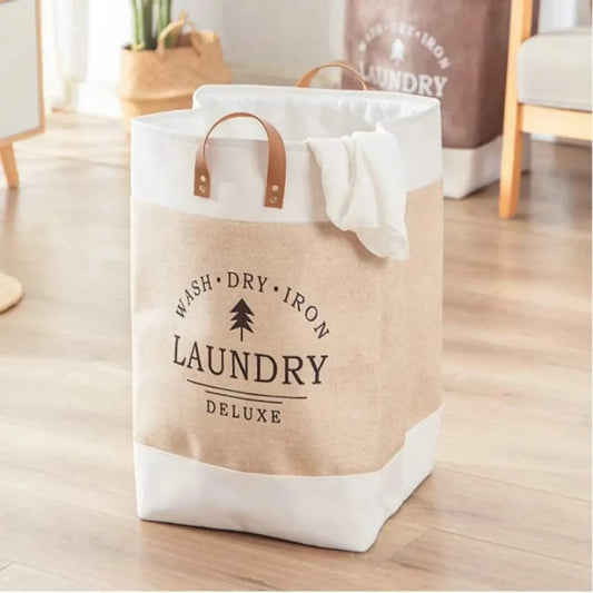 Large capacity foldable laundry basket