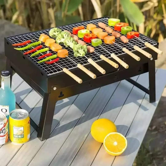 Portable barbecue charcoal grill