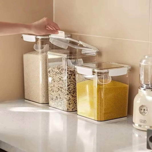 Airtight acrylic food storage containers