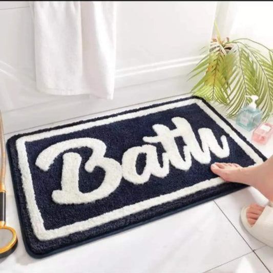 High quality absorbent bath door mat BlackNov