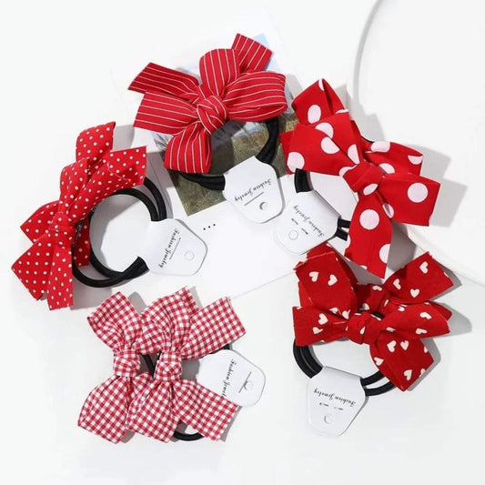 2pcs Christmas Bow Tie Hair Bands