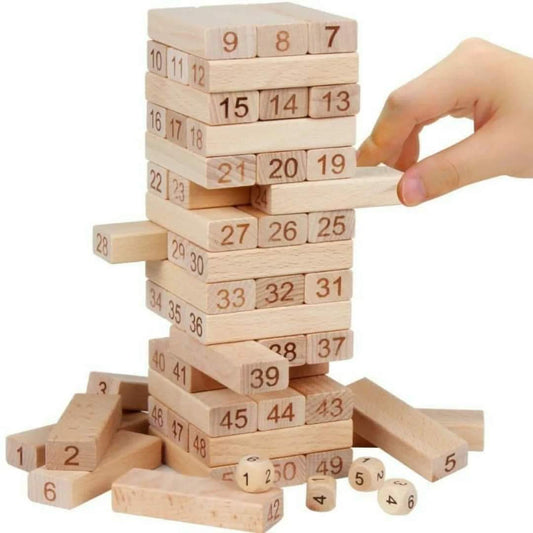 Big size 54pcs block tower game