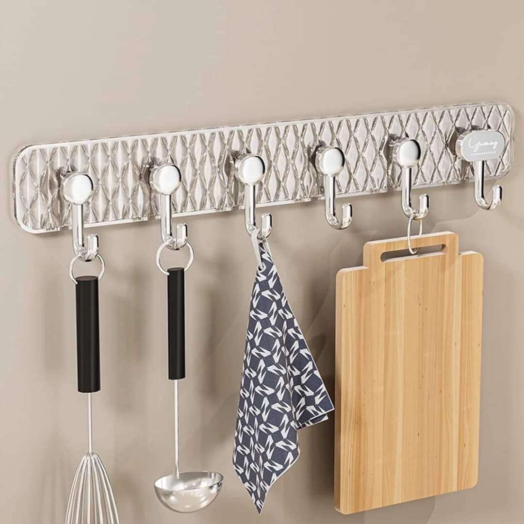 6Row Self Adhesive Hooks