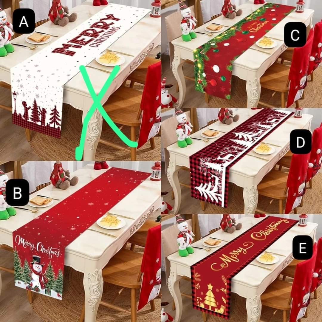 Christmas table runner