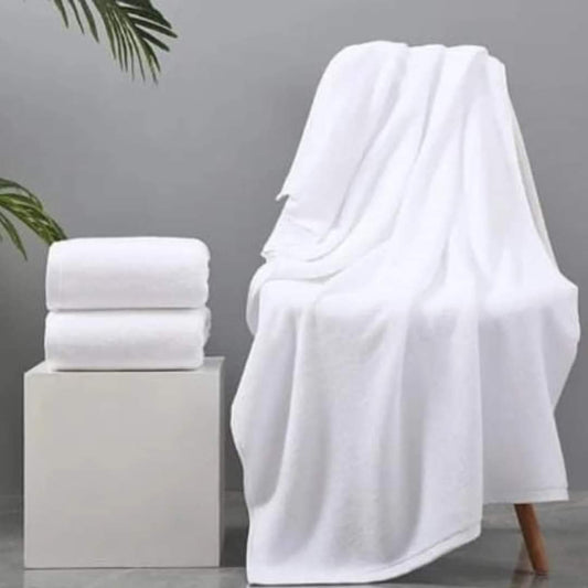 White large cotton towels