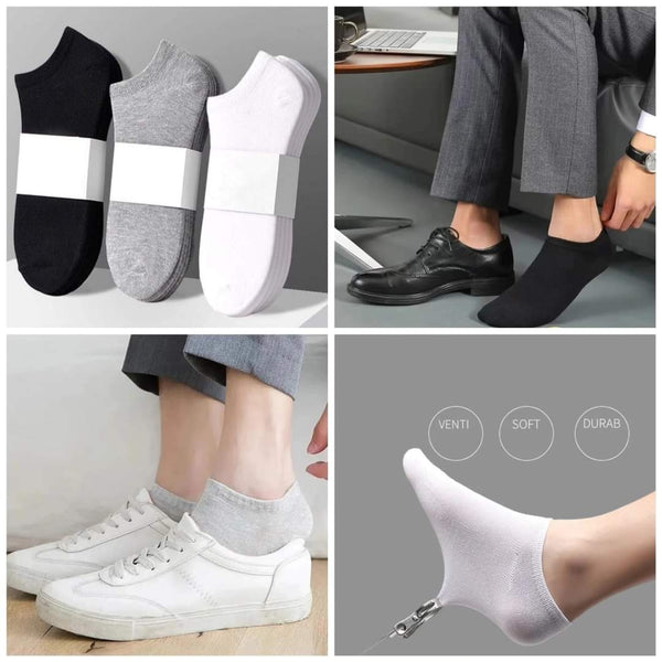 10 pairs cotton ankle socks