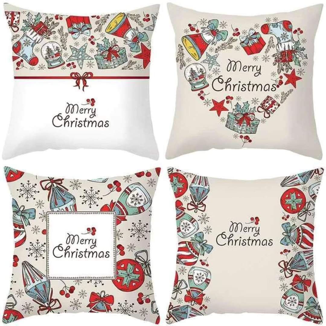 4pc High Quality Christmas Pillow Cases