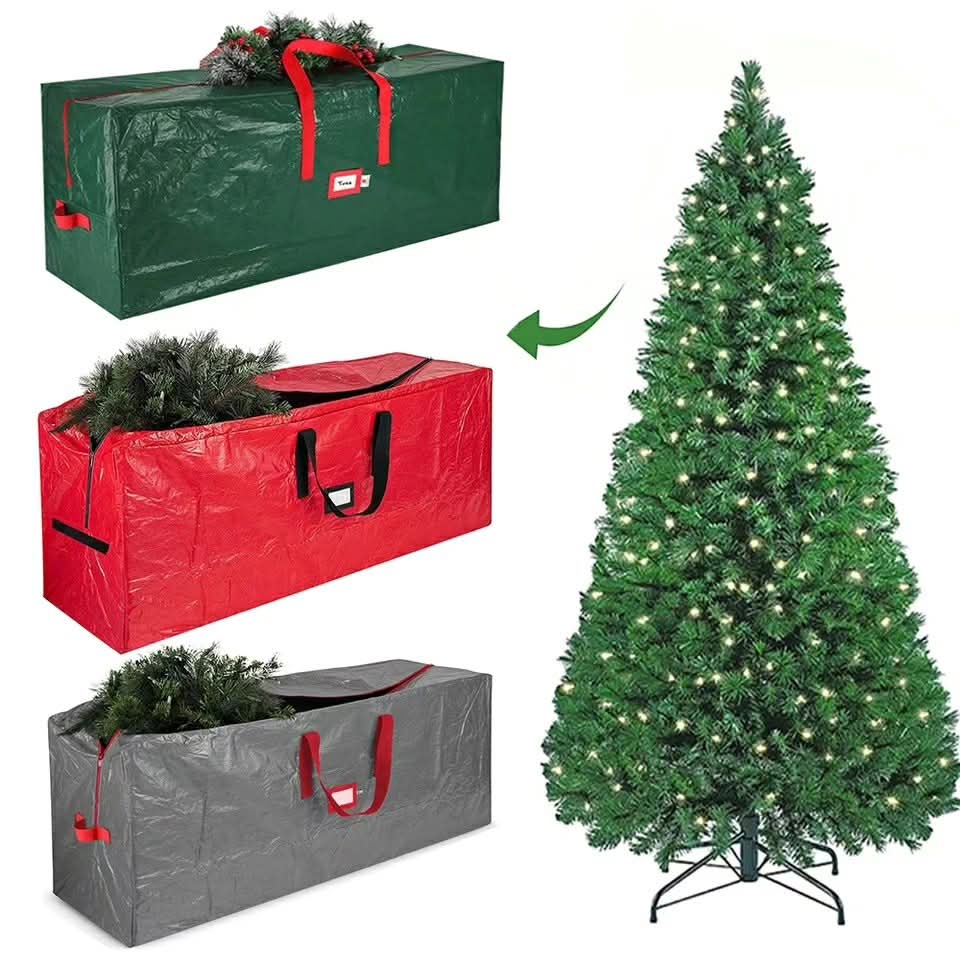 Christmas Tree Storage Bag /Decor Bag in Red