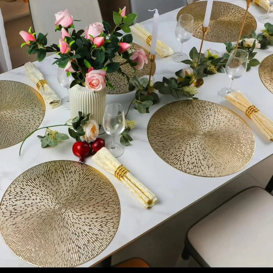 6pcs set Round table mats