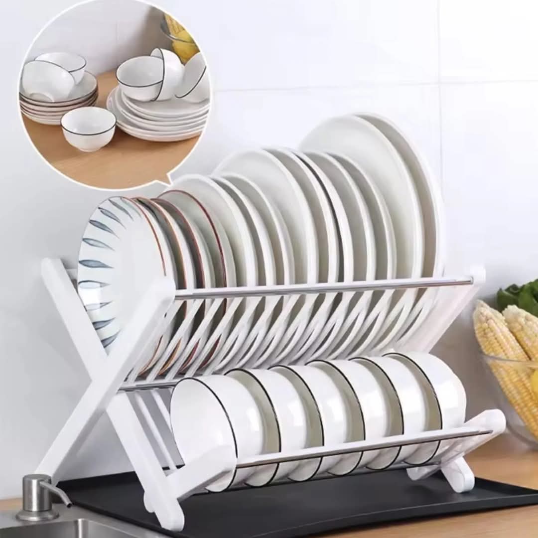 Foldable Dish Drainer Rack