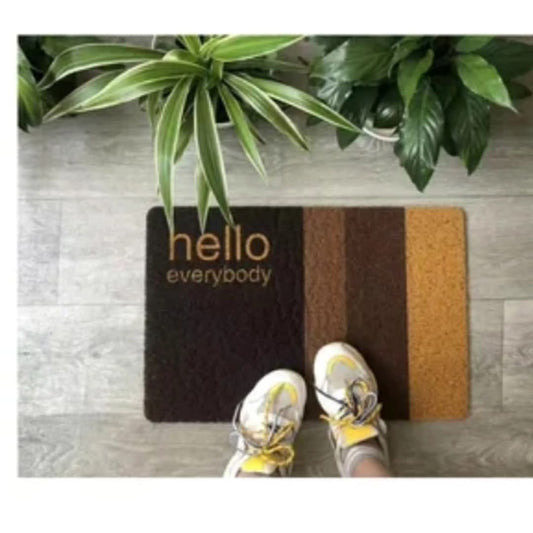 Printed door mat