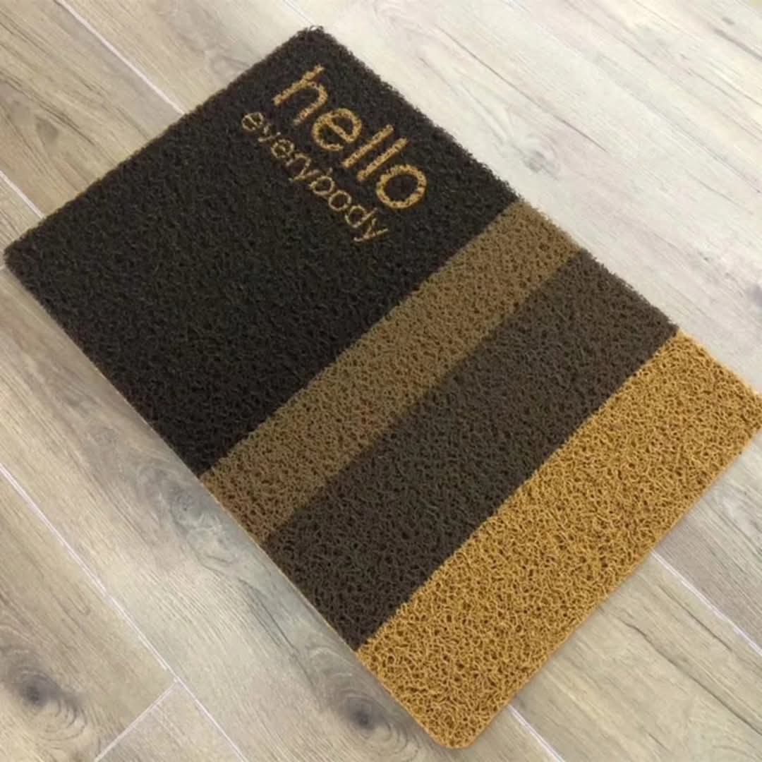 Printed door mat