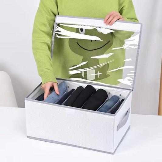 8 grid jeans organizer with lid