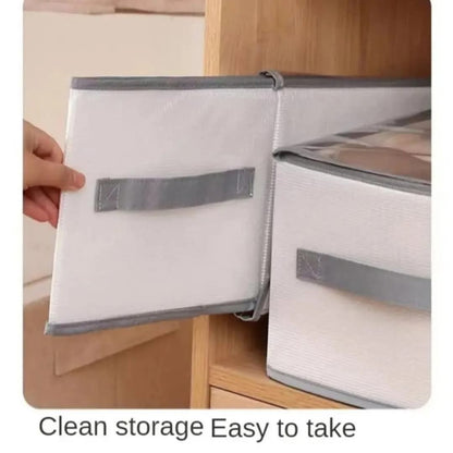 8 grid jeans organizer with lid