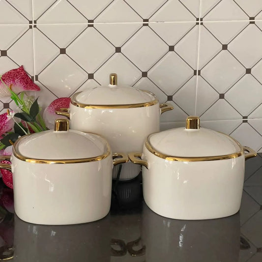 3pc Serving dishes bowls