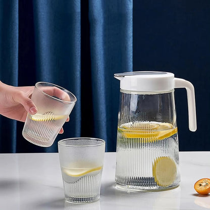 5pc glass water set