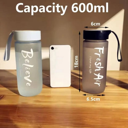 600ml Frosted water bottles