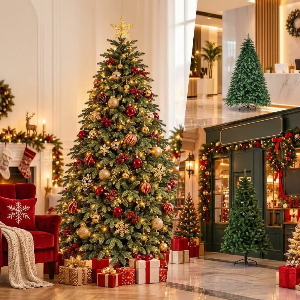 Dense Christmas Trees in Nairobi 