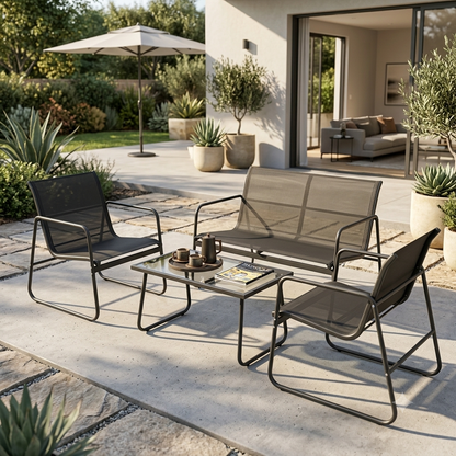 Outdoor Steel Lounge Furniture Set in Nairobi Kenya 