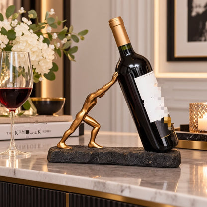 Gold Wine Bottle Holder