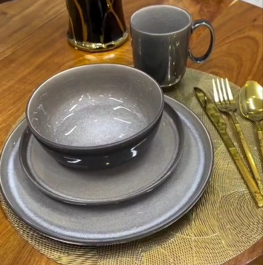 24pc ceramic dinner set