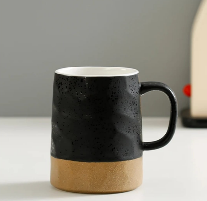 6Pc matte ceramic coffee mugs