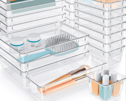 25Pc drawer organizers  dividers