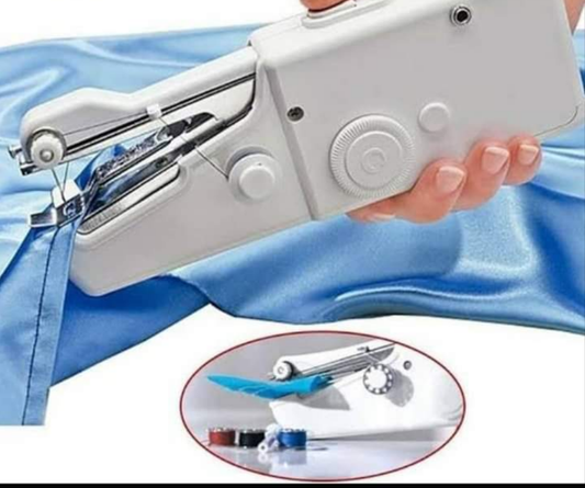 Portable hand held sewing machine