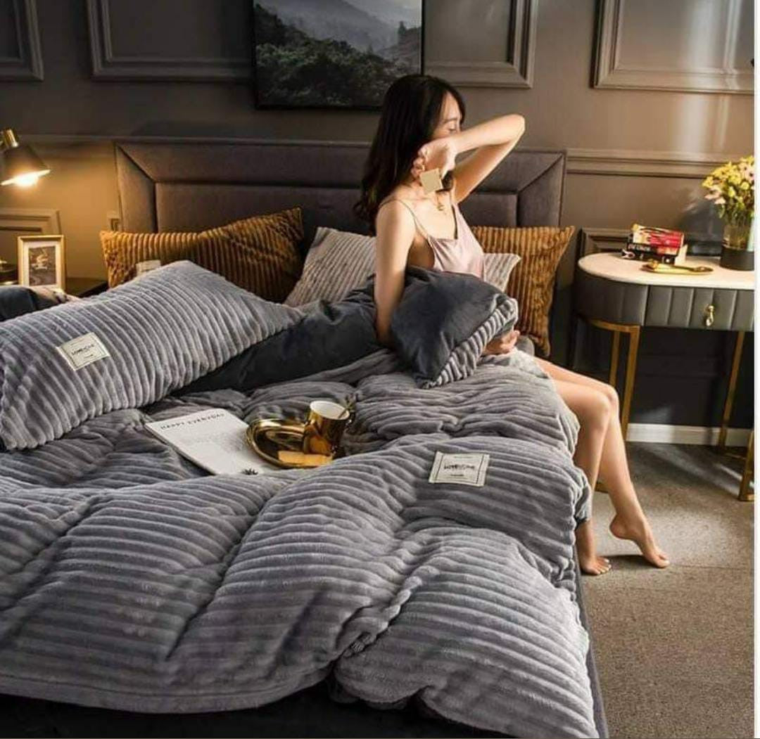 6*6  Velvet duvet set