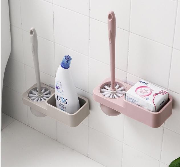 Toilet brush and holder