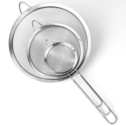 Metallic sieves 3 in 1